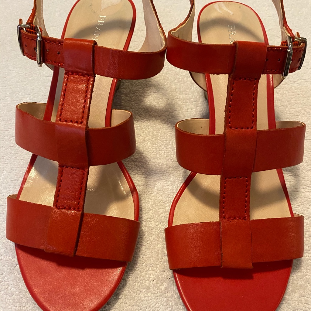 Brand New Wedge Leather Sandals By Franco Sarto Box 54 Brand New Wedge Leather Sandals By Franco Sarto Box 54
